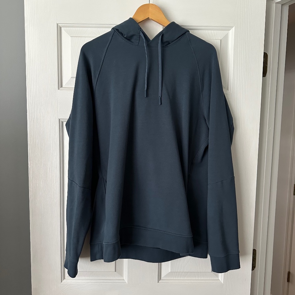 LULULEMON - CITY SWEAT PULLOVER HOODIE - XL IRON BLUE